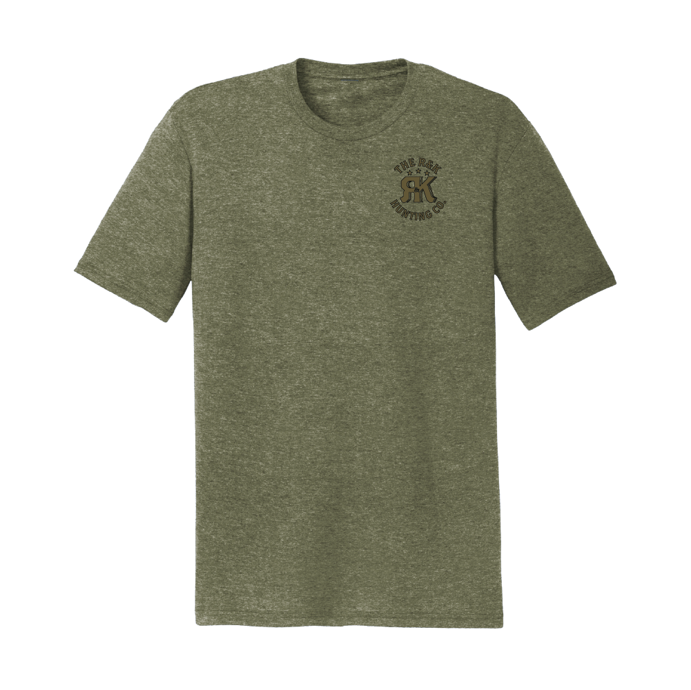 Velvet Muley T - Military Green