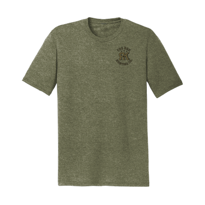 Velvet Muley T - Military Green