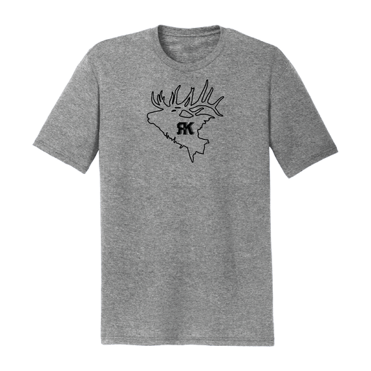 Elk Bugle T - Gray